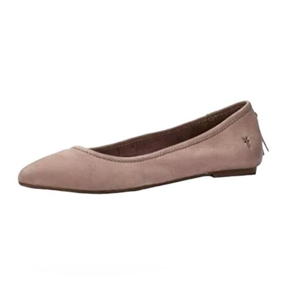 Frye Women's Regina Leather Pointed Toes Taupe Ballet Flats Size 9 - Picture 1 of 13